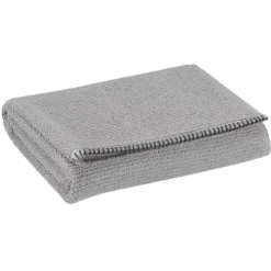 Hot VIVARAISE Serviette de toilette Bora gris perle 100x50 cm