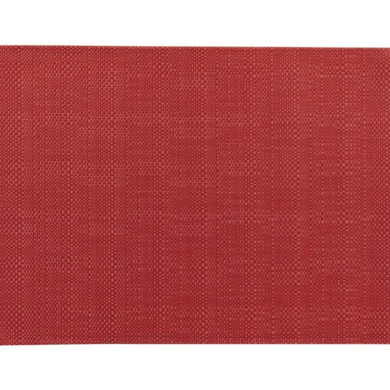 Online WINKLER Set de table Canna coloris rouge en polyester - 33 x 45 cm