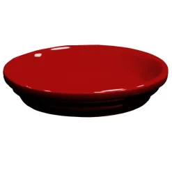 Outlet DECOLINES Soucoupe de pot en terre cuite émaillée rouge Grenat - Ø 24 cm
