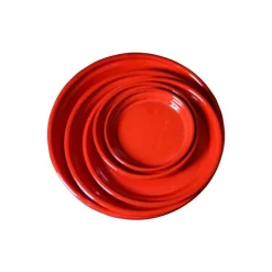 Discount LES POTERIES D'ALBI Soucoupe coloris Coquelicot - Ø 30 cm