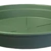 Sale COCORIPOT Soucoupe ronde en plastique recyclé vert Mélèze - Ø 24 cm