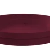 Sale EDA Soucoupe ronde en plastique rouge Bourgogne Toscane - Ø 15 cm