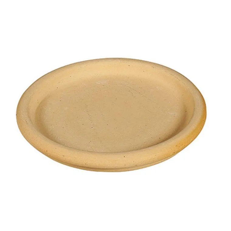 New PASSION FOR POTTERY Soucoupe ronde sable D.20 x H1,7 cm