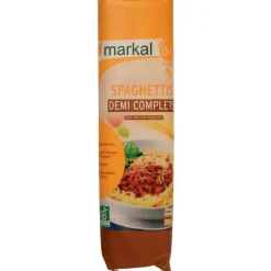 Sale MARKAL Spaghettis demi complets - 500 gr