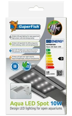 Clearance SUPERFISH Spot LED pour aquarium ouvert coloris gris 10W