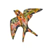 Hot ATELIER DES CIGALES Statue de jardin hirondelle multicolore - 17 cm