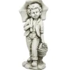 Sale KAEMINGK Statue garçon avec parapluie en polymagnesium blanc cassé - 67,5 cm