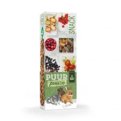 Hot PUUR PAUZE Sticks puur canneberge et sureau pour rongeurs 110 g