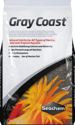 SEACHEM Substrat aragonite pour aquarium marin coloris noir - 10 kg