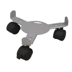 LOUIS MOULIN Support 3 roulettes extensible gris alu Extensible 27 à 37 cm