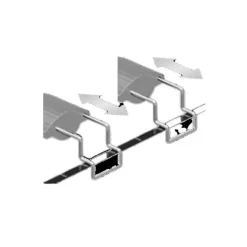 BLUE CORAL Support de cuve extensible, la paire, AQUATLANTIS - pour aquariums - Vendu par paire