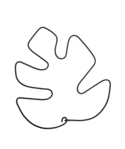 Online Support de feuilles pour plantes coloris noir en métal - 26 x 30 cm