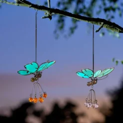 Sale SMART GARDEN Suspension libellule phosphorescente pour extérieur coloris multicolore en métal Smartgarden - 35 x 11,5 x 11 cm