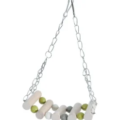 Sale ZOLUX Suspension pont en bois avec une chaîne en métal coloris multicolore – 13 x 6 x 20 cm