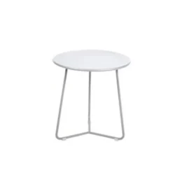 Discount FERMOB Table basse cocotte coloris blanc coton de 34 x 36 xcm