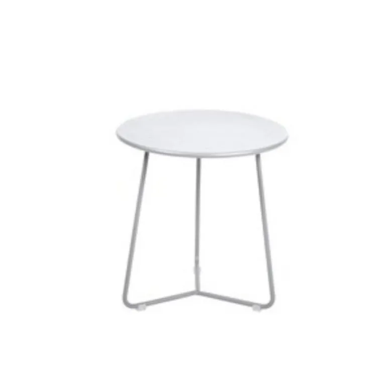 Discount FERMOB Table basse cocotte coloris blanc coton de 34 x 36 xcm