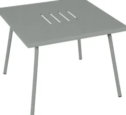 Hot FERMOB Table basse Monceau carrée coloris gris en acier - 57 x 57 cm