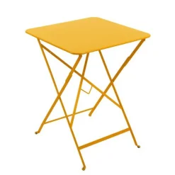 Best FERMOB Table carrée pliante Bistro en acier 57 x 57 x 74 cm