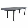 Online Table de jardin extensible ovale en aluminium PROLOISIRS Genes - 200/260x140cm