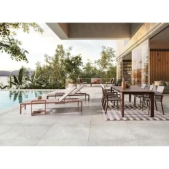 Clearance BIZZOTTO Table de jardin extensible Konnor Barn - 200/300 x 110 x 76 cm