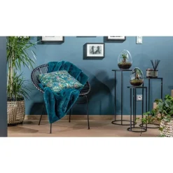 Table de service Quinty en métal noir T2 Edelman Hollande - Ø 27 x 60 cm