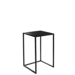 Hot Table en métal noir Ø30xH.48,5 cm