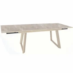 Outlet Table Malo avec 2 rallonges en aluminium - 180 x 230 x 280 x 100 cm