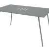 Online FERMOB Table Monceau coloris marron en acier - 146 x 80 cm