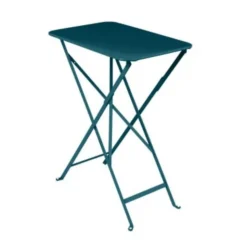 Best FERMOB Table pliante Bleu Acapulco 37 cm X 57 cm X 74 cm