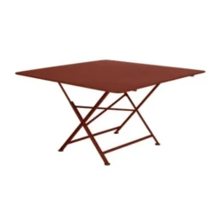 New FERMOB Table pliante Cargo en acier - 128 x 128 x74 cm