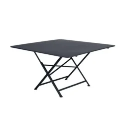 New FERMOB Table pliante Cargo en acier - 128 x 128 x74 cm