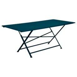 Discount FERMOB Table pliante rectangulaire en acier Cargo - 190 x 90 x 74 cm