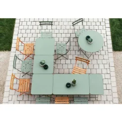 Hot FERMOB Table rectangulaire pliante en acier coloris cactus Bistro - 57 x 37 cm