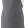 New WINKLER Tablier avec poches en coton recyclé coloris gris ombre Artisan - 72 x 85 cm