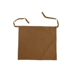 Hot Tablier noué à la taille en coton marron - 80 x 90 cm