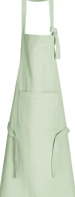 Outlet WINKLER Tablier recyclé Ada coloris vert - 72 x 85 cm