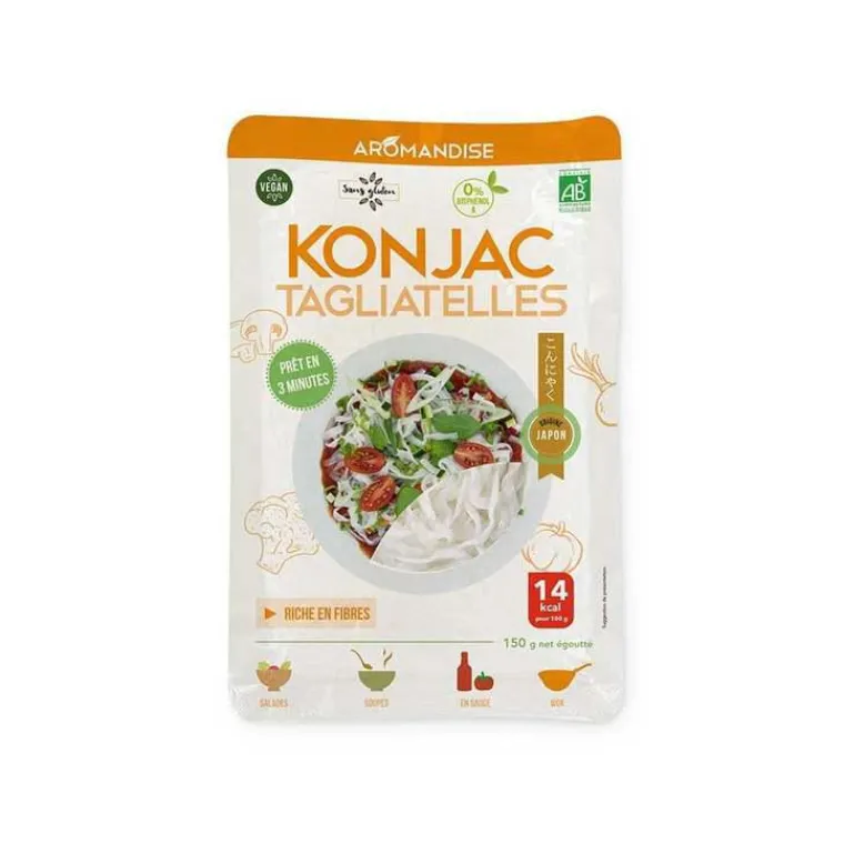 Discount AROMANDISE Tagliatelles de konjac et riz bio -150 g