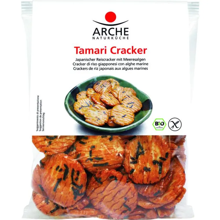 Sale ARCHE NATURPRODUKTE Tamari crackers biscuits apéritifs en sachet de 80 g