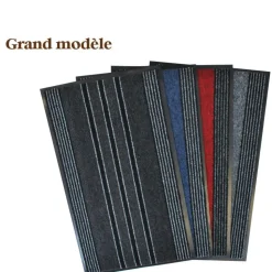 Online LISERE VERT Tapis absorbant 2 en 1 coloris multicolore Liseré Vert - 60 x 91 cm