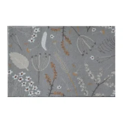 Clearance SWEETSOL Tapis absorbant intérieur imprimé Fleurs séchées - 60 x 40 cm