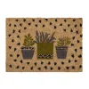 Online SWEETSOL Tapis brosse intérieur en coco imprimé cactus – 60 x 40 cm