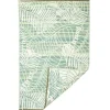 Best FAB HAB Tapis coloris vert polypropylène recyclé intérieur extérieur - 90 x 150 cm