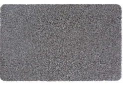 New SWEETSOL Tapis grattoir en tissu polypropylène gris Teresa chocolat - 80 x 50 cm