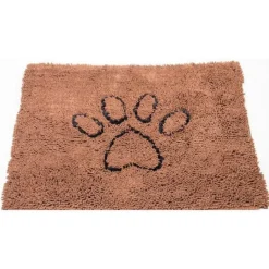 Discount DGS Tapis marron à motif pattes M - 79 x 51 cm