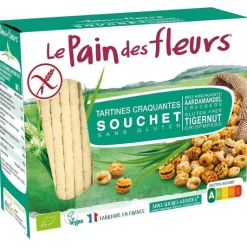 New LE PAIN DES FLEURS Tartines craquantes au souchet - 150 gr