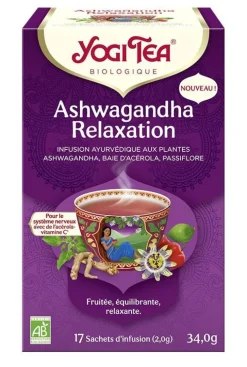 Clearance YOGI TEA Thé ashwagandha relaxation bio - 17 sachets