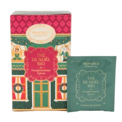 Best PROVENCE D'ANTAN Thé de Noël bio - 32,4 g dans une boîte ronde avec couvercle