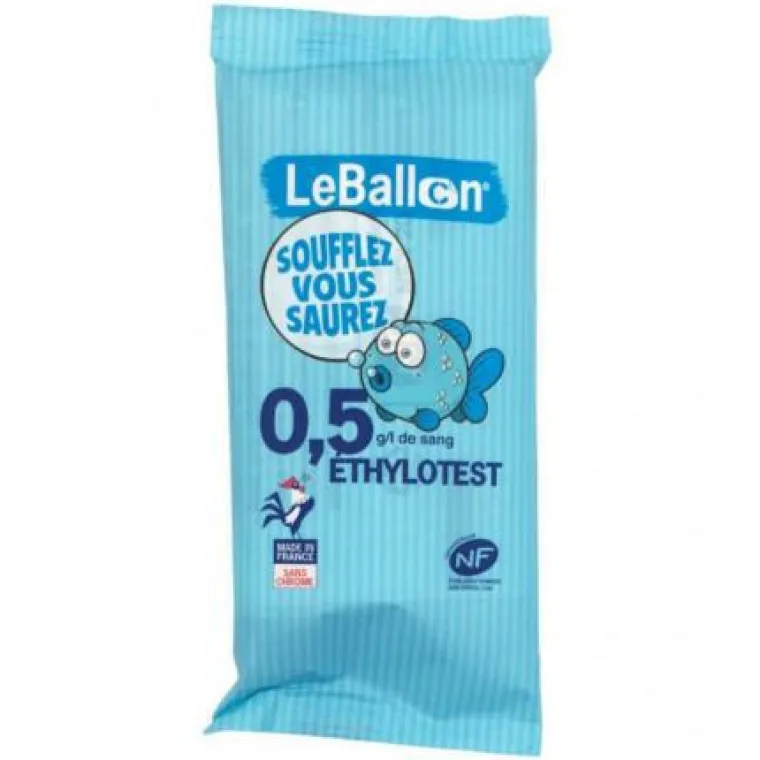 CONTRALCO Éthylotest chimique Le Ballon 0,5g