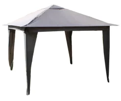 Best COULEURS DU MONDE Tonnelle Manea pliable en acier - 3.5 x 3.5 m