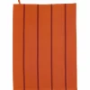 Sale WINKLER Torchon recyclé Lave Yuna coloris orange en coton - 50 x 70 cm
